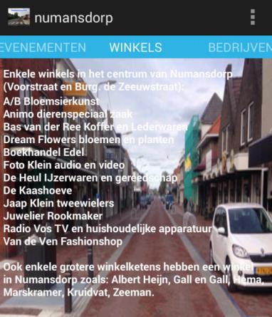 numansdorp info app preview winkels